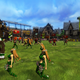 Illustration for article titled Blood Bowl Cheerleader Battle: Wood Elves Versus Chaos